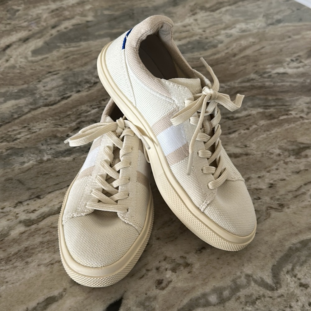 Rothy's RS02 Sneaker in Buff